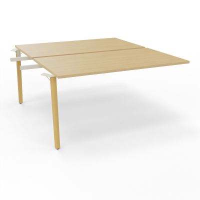 ROBIN T SUI DOUBLE PLT 2X80 X L140 P165 PRE-PERCE OBT 4XPIEDS PLATINE EXTREM HETRE/METAL