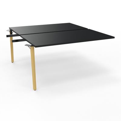 ROBIN T SUI DOUBLE PLT 2X80 X L140 P165 PRE-PERCE OBT 4XPIEDS PLATINE EXTREM HETRE/METAL