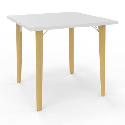 ROBIN TABLE REU H73,5 L80X80CM PRE PERCE OBT AU CENTRE MG ZC MS