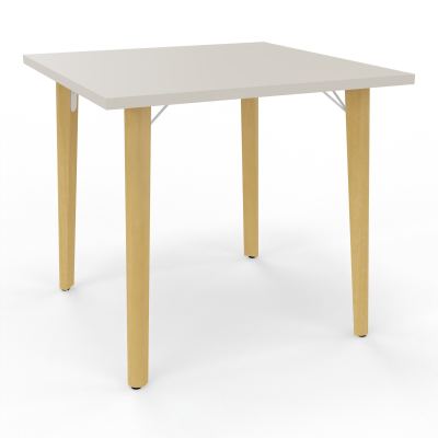 ROBIN TABLE REU H73,5 L80X80CM PRE PERCE OBT AU CENTRE N5 SO MS