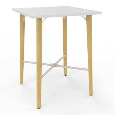 ROBIN TABLE REU.H104,5 L80X80 CM PRE PERCE OBT AU CENTRE MG ZC MS