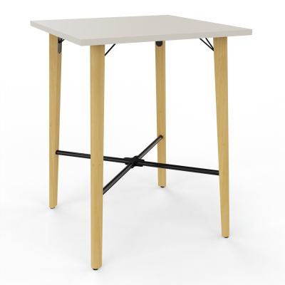 ROBIN TABLE REU.H104,5 L80X80 CM PRE PERCE OBT AU CENTRE N5 SG MS