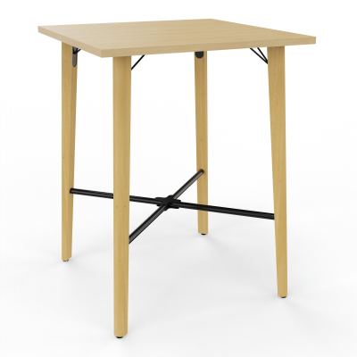 ROBIN TABLE REU.H104,5 L80X80 CM PRE PERCE OBT AU CENTRE R1 SG MS