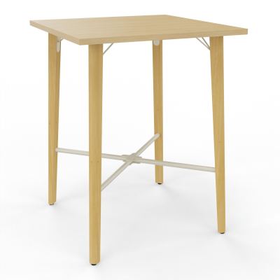 ROBIN TABLE REU.H104,5 L80X80 CM PRE PERCE OBT AU CENTRE R1 ZC MS