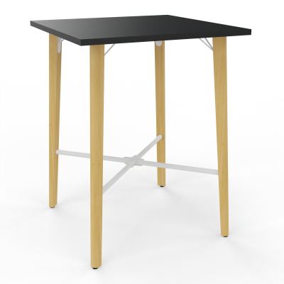 ROBIN TABLE REU.H104,5 L80X80 CM PRE PERCE OBT AU CENTRE R9 SO MS
