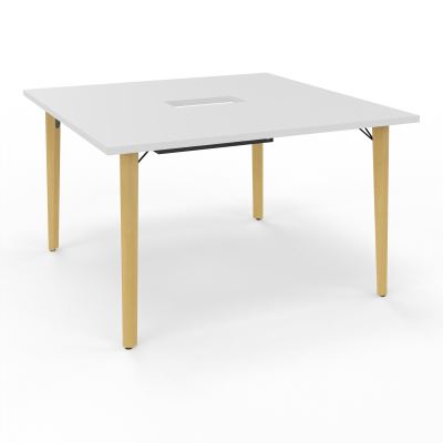 ROBIN TABLE REU. H73,5 L120XP120 PERCE TRAPPE CENTRALE DOUBLE ACCES + GOUL DOUBLE MG SG M