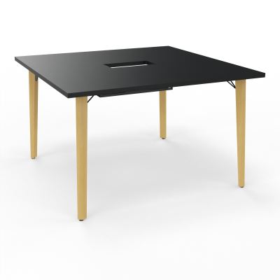 ROBIN TABLE REU. H73,5 L120XP120 PERCE TRAPPE CENTRALE DOUBLE ACCES + GOUL DOUBLE R9 SG M
