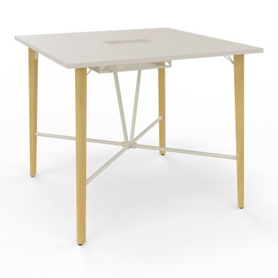 ROBIN TABLE REU. H104,5 L120XP120 PERCE TRAPPE CENTRALE DOUBLE ACCES + GOUL DOUBLE N5 ZC