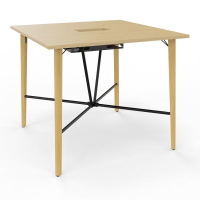 ROBIN TABLE REU. H104,5 L120XP120 PERCE TRAPPE CENTRALE DOUBLE ACCES + GOUL DOUBLE R1 SG