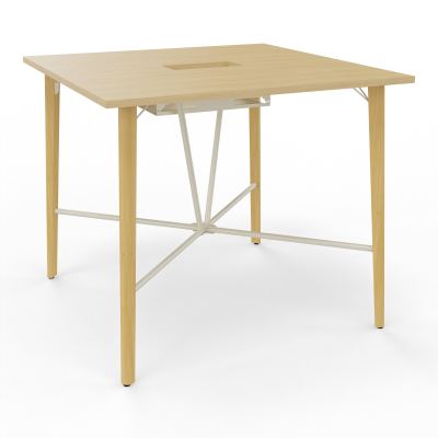 ROBIN TABLE REU. H104,5 L120XP120 PERCE TRAPPE CENTRALE DOUBLE ACCES + GOUL DOUBLE R1 ZC