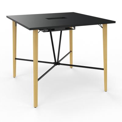ROBIN TABLE REU. H104,5 L120XP120 PERCE TRAPPE CENTRALE DOUBLE ACCES + GOUL DOUBLE R9 SG