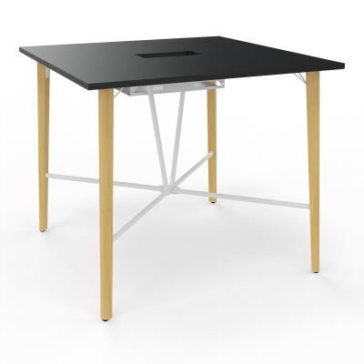 ROBIN TABLE REU. H104,5 L120XP120 PERCE TRAPPE CENTRALE DOUBLE ACCES + GOUL DOUBLE R9 SO