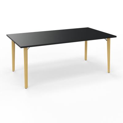 ROBIN T RECT L180xP100 PRE-PERCE OBT PIEDS PLATINE HETRE/METAL R9 SG MS