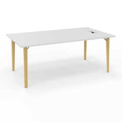 ROBIN T RECT L180xP100 PERCETRAPPE LATERALE SIMPLE ACCES PIED HETRE/METAL+GOULOTTE MG SG