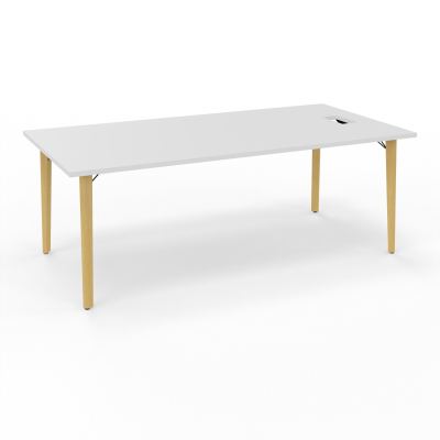 ROBIN T RECT L200xP100 PERCETRAPPE LATERALE SIMPLE ACCES PIED HETRE/METAL+GOULOTTE MG SG