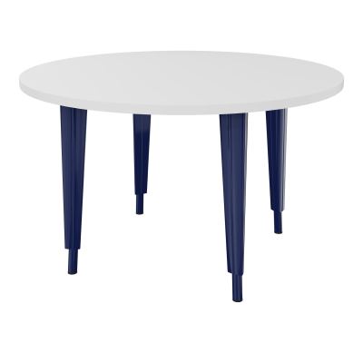 TABLE DE REUNION RONDE DIAMÈTRE 120CM MG SUR PIET RH X4