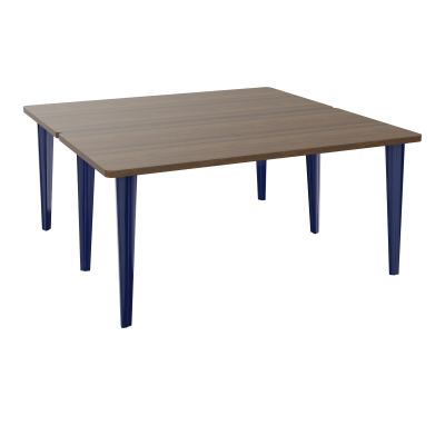 2 BUREAUX RECT L160XP160 PREPERCES  SUR PIET FX  + GOULOTTE N6 X4