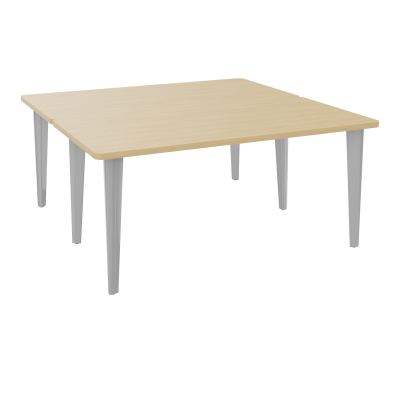 2 BUREAUX RECT L160XP160 PRE PERCES  SUR PIET FX  + GOULOTTE R1 SA