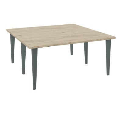 2 BUREAUX RECT L160XP160 PREPERCES  SUR PIET FX  + GOULOTTE R3 SU