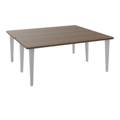 2 BUREAUX RECT L180XP160 PREPERCES  SUR PIET FX  +  GOULOTTE METAL N6 SA