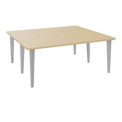 2 BUREAUX RECT L180XP160 PRE PERCES  SUR PIET FX  +  GOULOTTE METAL R1 SA
