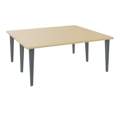 2 BUREAUX RECT L180XP160 PREPERCES  SUR PIET FX  +  GOULOTTE METAL R1 SU