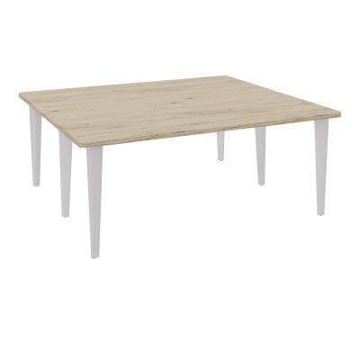 2 BUREAUX RECT L180XP160 PREPERCES  SUR PIET FX  +  GOULOTTE METAL R3 SD