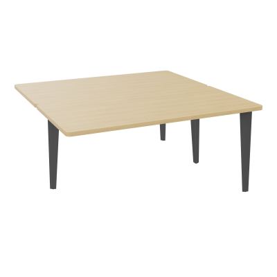 4L BUREAUX PIEDS PARTAGES POLE 2 SUIVANT L160XP160CM PRE PERCE OBT PIED FX R1 SC