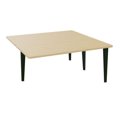 4L BUREAUX PIEDS PARTAGES POLE 2 SUIVANT L160XP160CM PRE PERCE OBT PIED FX R1 ST