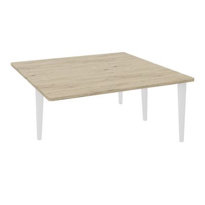 4L BUREAUX PIEDS PARTAGES POLE 2 SUIVANT L160XP160CM PRE PERCE OBT PIED FX R3 SO