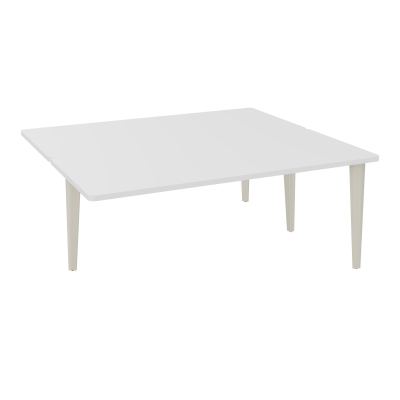 4L BUREAUX PIEDS PARTAGES POLE 2 SUIVANT L180XP160CM PRE PERCE OBT PIED FX MG ZC