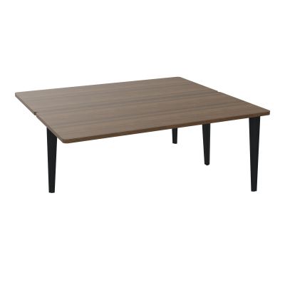 4L BUREAUX PIEDS PARTAGES POLE 2 SUIVANT L180XP160CM PRE PERCE OBT PIED FX N6 ZP