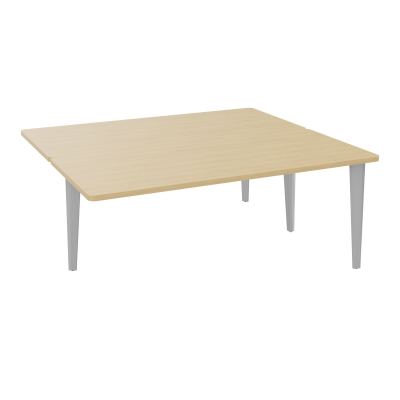 4L BUREAUX PIEDS PARTAGES POLE 2 SUIVANT L180XP160CM PRE PERCE OBT PIED FX R1 SA