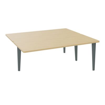 4L BUREAUX PIEDS PARTAGES POLE 2 SUIVANT L180XP160CM PRE PERCE OBT PIED FX R1 SU