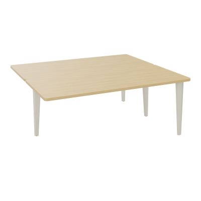 4L BUREAUX PIEDS PARTAGES POLE 2 SUIVANT L180XP160CM PRE PERCE OBT PIED FX R1 ZC
