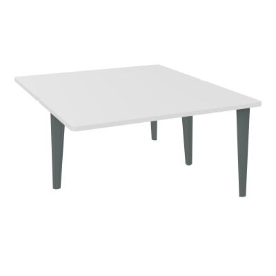 4L BUREAUX PIEDS PARTAGES POLE 2 SUIVANT L140XP160CM PRE PERCE OBT - PIED FX ELECTR MG SU