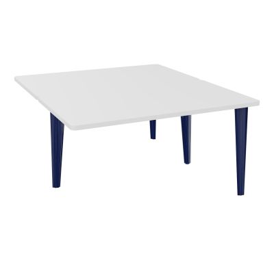 4L BUREAUX PIEDS PARTAGES POLE 2 SUIVANT L140XP160CM PRE PERCE OBT - PIED FX ELECTR MG X4