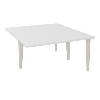 4L BUREAUX PIEDS PARTAGES POLE 2 SUIVANT L140XP160CM PRE PERCE OBT - PIED FX ELECTR MG ZC