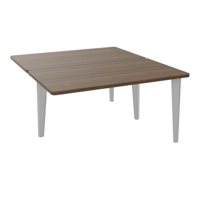 4L BUREAUX PIEDS PARTAGES POLE 2 SUIVANT L140XP160CM PRE PERCE OBT - PIED FX ELECTR N6 SA