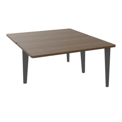 4L BUREAUX PIEDS PARTAGES POLE 2 SUIVANT L140XP160CM PRE PERCE OBT - PIED FX ELECTR N6 SC