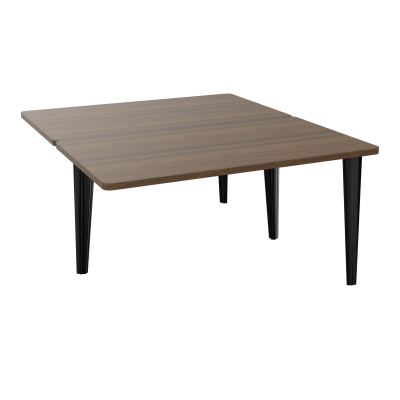 4L BUREAUX PIEDS PARTAGES POLE 2 SUIVANT L140XP160CM PRE PERCE OBT - PIED FX ELECTR N6 SG
