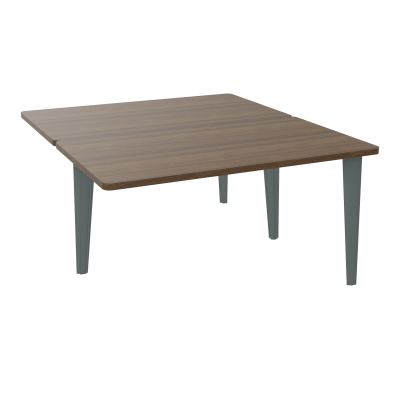 4L BUREAUX PIEDS PARTAGES POLE 2 SUIVANT L140XP160CM PRE PERCE OBT - PIED FX ELECTR N6 SU
