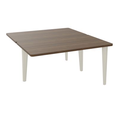 4L BUREAUX PIEDS PARTAGES POLE 2 SUIVANT L140XP160CM PRE PERCE OBT - PIED FX ELECTR N6 ZC