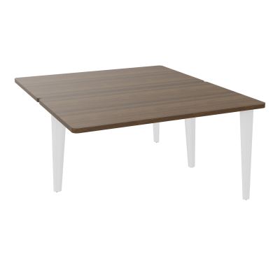 4L BUREAUX PIEDS PARTAGES POLE 2 SUIVANT L140XP160CM PRE PERCE OBT - PIED FX ELECTR N6 ZO
