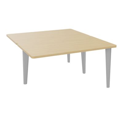 4L BUREAUX PIEDS PARTAGES POLE 2 SUIVANT L140XP160CM PRE PERCE OBT - PIED FX ELECTR R1 SA