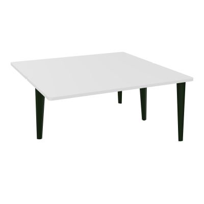 4L BUREAUX PIEDS PARTAGES POLE 2 SUIVANT L160XP160CM PRE PERCE OBT - PIED FX ELECTR MG ST