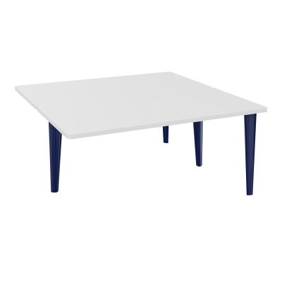 4L BUREAUX PIEDS PARTAGES POLE 2 SUIVANT L160XP160CM PRE PERCE OBT - PIED FX ELECTR MG X4