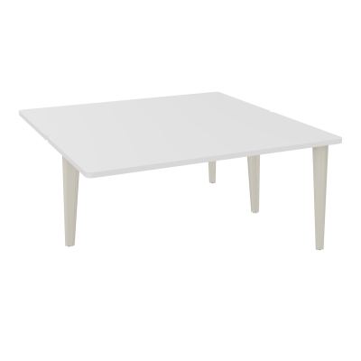 4L BUREAUX PIEDS PARTAGES POLE 2 SUIVANT L160XP160CM PRE PERCE OBT - PIED FX ELECTR MG ZC