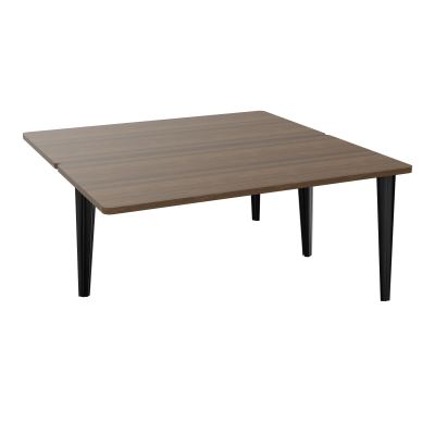 4L BUREAUX PIEDS PARTAGES POLE 2 SUIVANT L160XP160CM PRE PERCE OBT - PIED FX ELECTR N6 SG