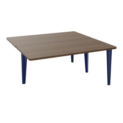 4L BUREAUX PIEDS PARTAGES POLE 2 SUIVANT L160XP160CM PRE PERCE OBT - PIED FX ELECTR N6 X4